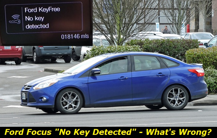 no key detected ford focus